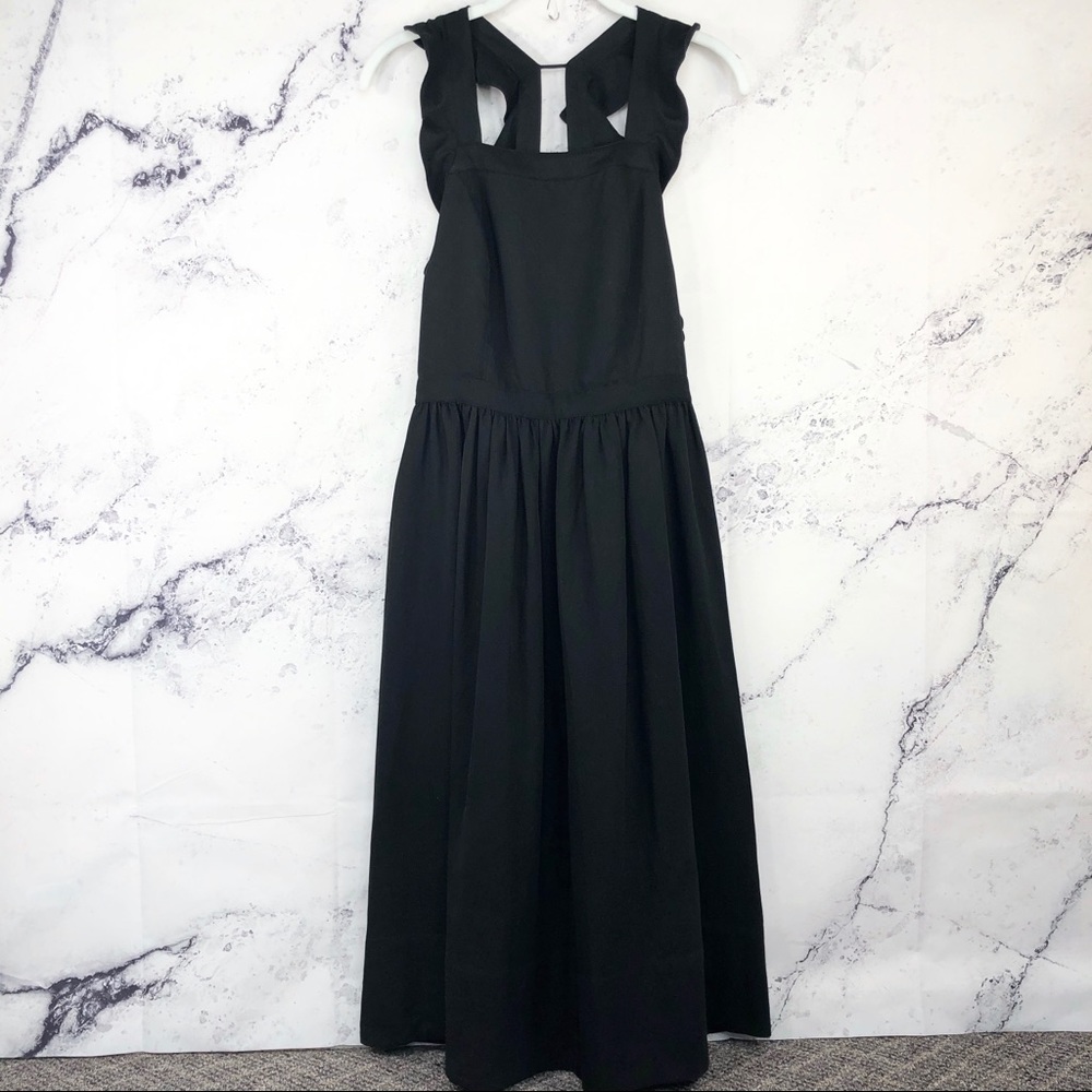 NEW Ulla Johnson Willa ruffle open back dress 10 - Picture 3 of 8